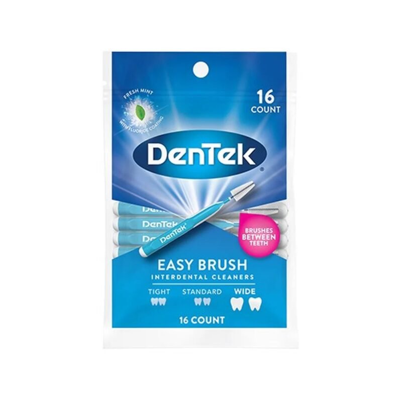 DENTEK EASY BRUSH MINT WIDE 16 COUNT