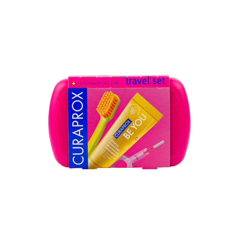 CURAPROX TRAVEL SET MAGENTA