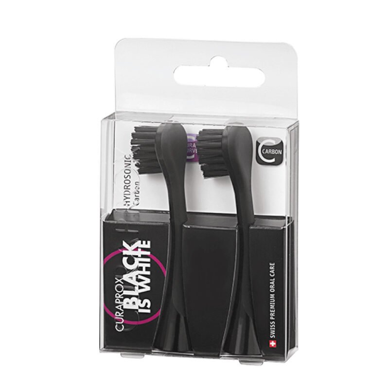 Curaprox Black Is White Toothbrush Head (Carbon)