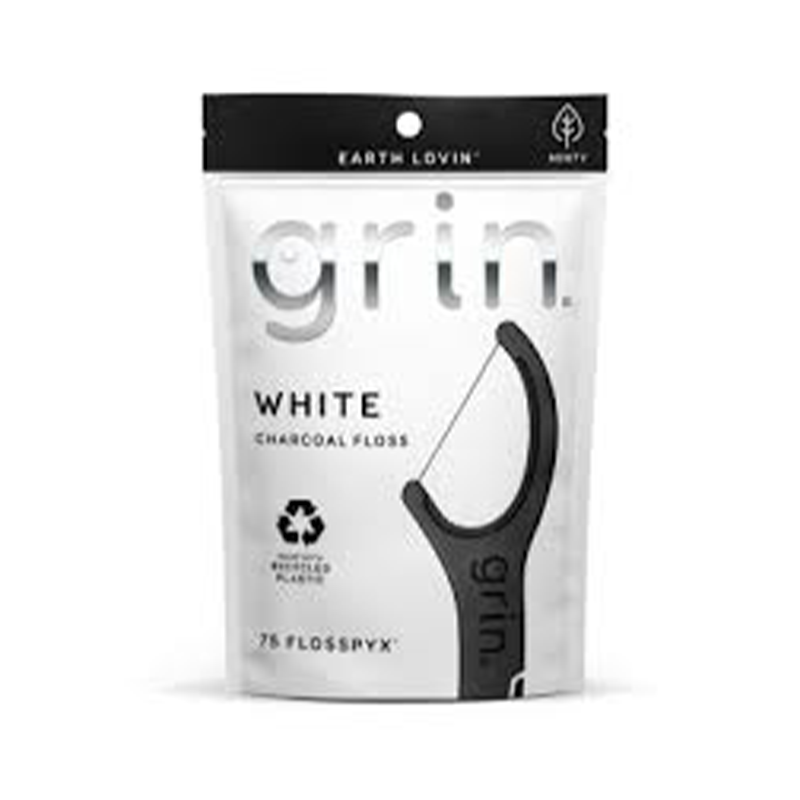 Grin Charcoal FlossPic 75 pc