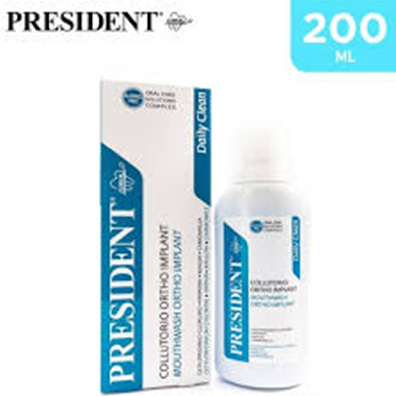 PRESIDENT ORTHO-IMPLANT 200ML MOUTHWASH