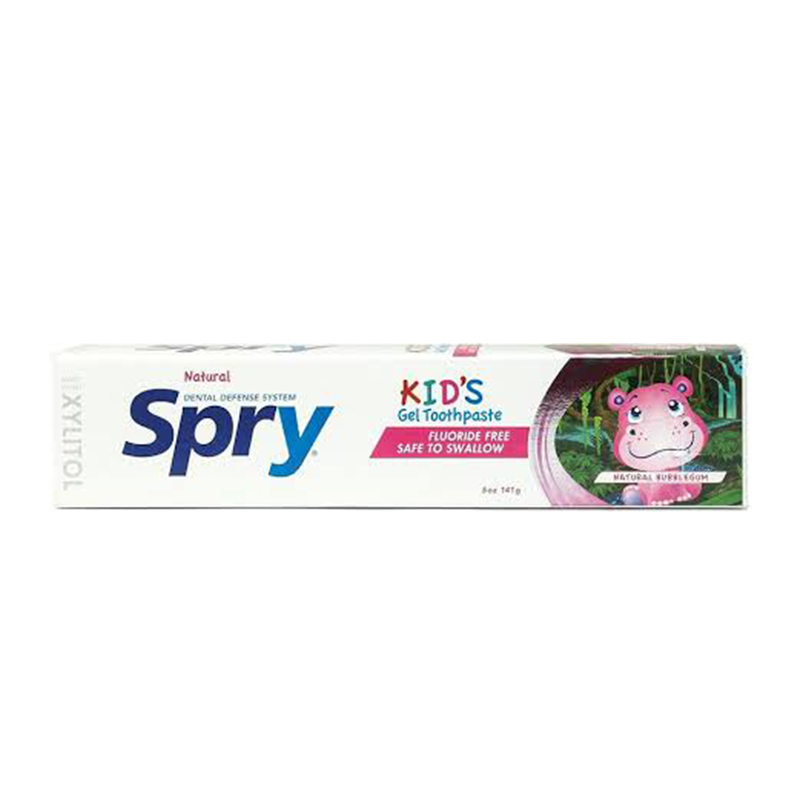 SPRY KIDS BUBBLEGUM FLUORIDE-FREE 141GM TOOTHPASTE