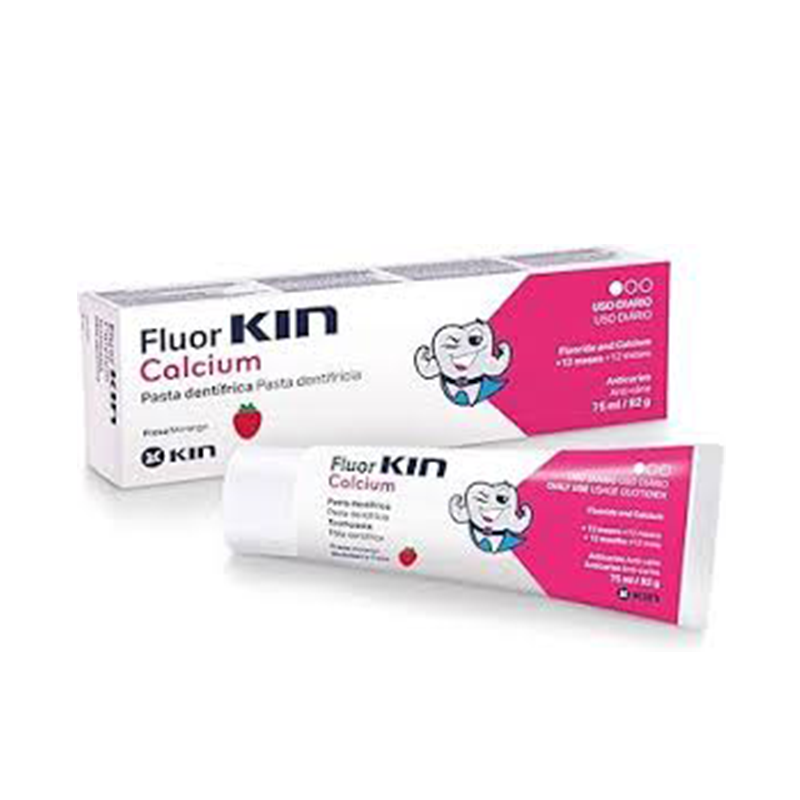 معجون أسنان كين فلوركين كالسيوم بنكهة الفراولة