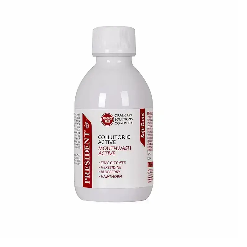 PRESIDENT ACTIVE SAFE GUM 200ML MOUTHWASH