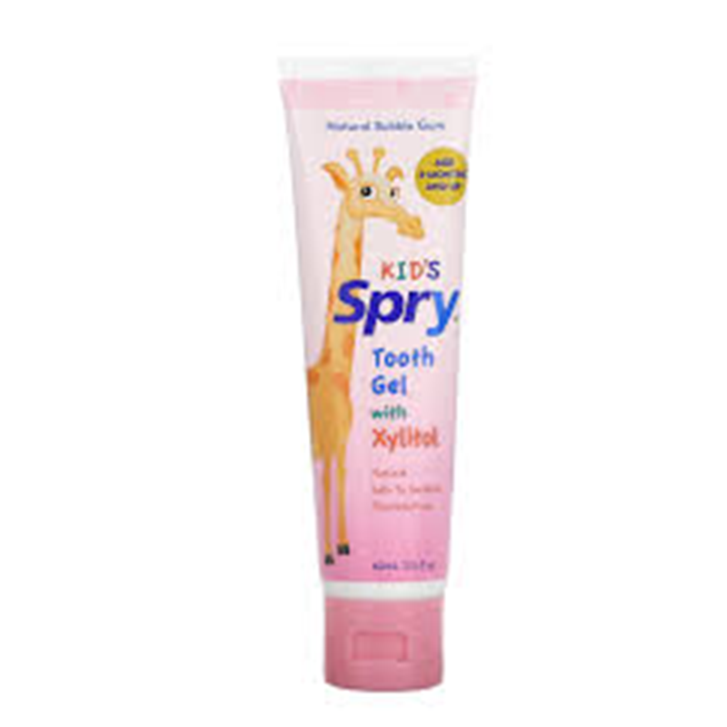 SPRY BUBBLEGUM TOOTHGEL 60ML 3 MONTHS AND UP