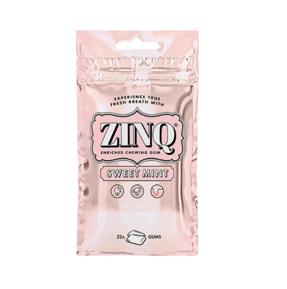 ZINQ SWEETMINT 22'S CHEWING GUM