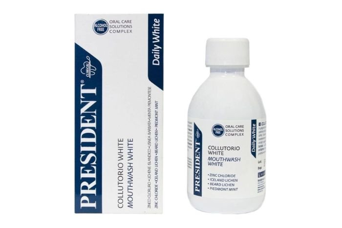 PRESIDENT WHITENING 200ML MOUTHWASH