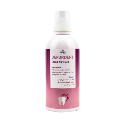 غسول الفم ديبوريدنت كلين آند بوليش 500 مل
